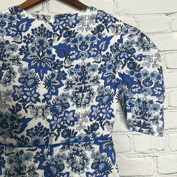 Anna Cate Floral Blue & White Maxi Dress Size X-Small Great Condition - Picture 11 of 15